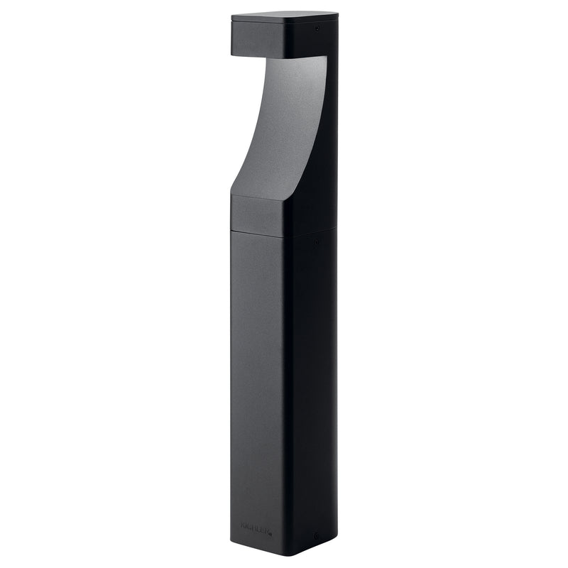 Kichler 15848BKT One Light Bollard, Textured Black Finish - LightingWellCo