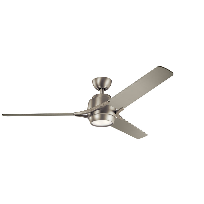 Kichler 300060NI 60``Ceiling Fan, Brushed Nickel Finish - LightingWellCo