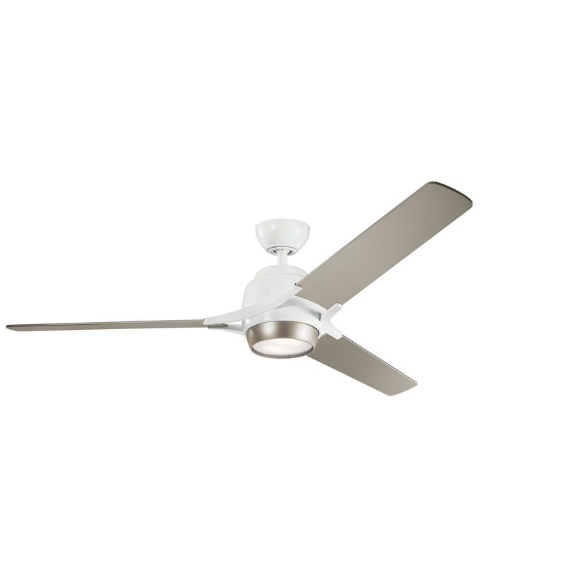 Kichler 300060WH 60``Ceiling Fan, White Finish - LightingWellCo