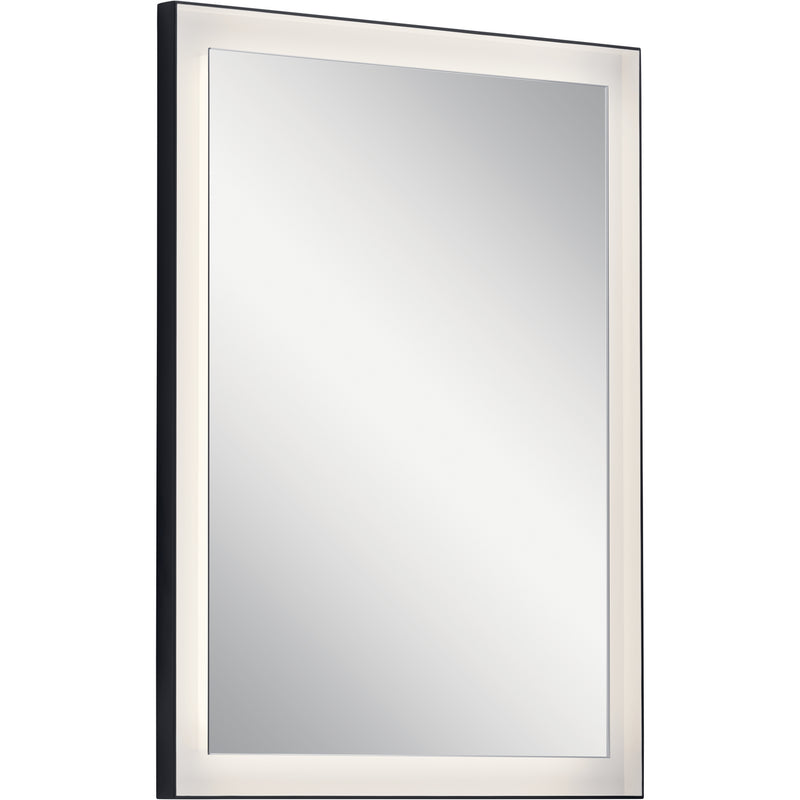 Kichler 84167 LED Mirror, Matte Black Finish - LightingWellCo