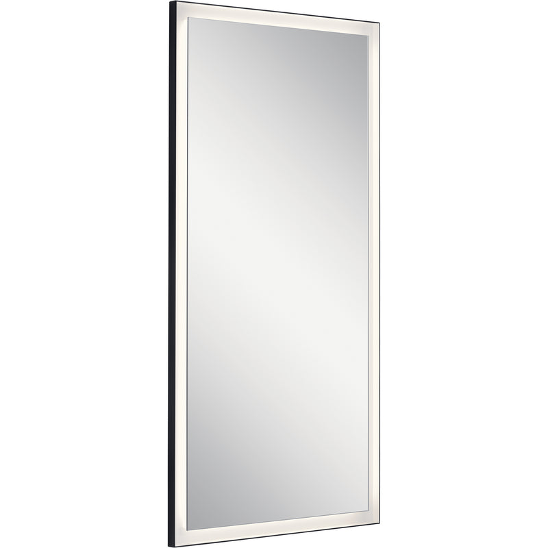 Kichler 84171 LED Mirror, Matte Black Finish - LightingWellCo