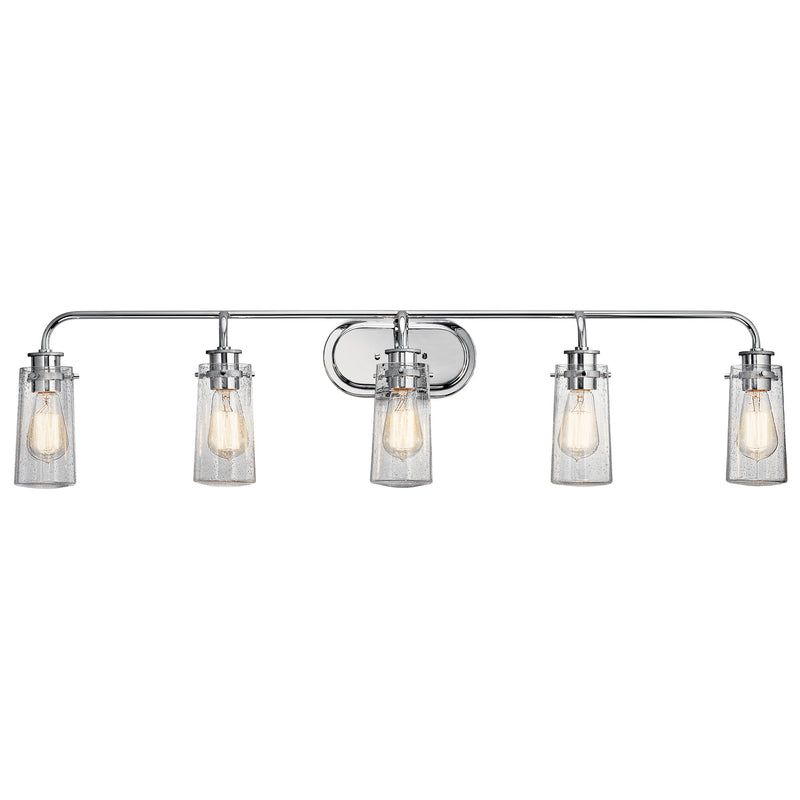 Kichler 45461CH Five Light Bath, Chrome Finish - LightingWellCo