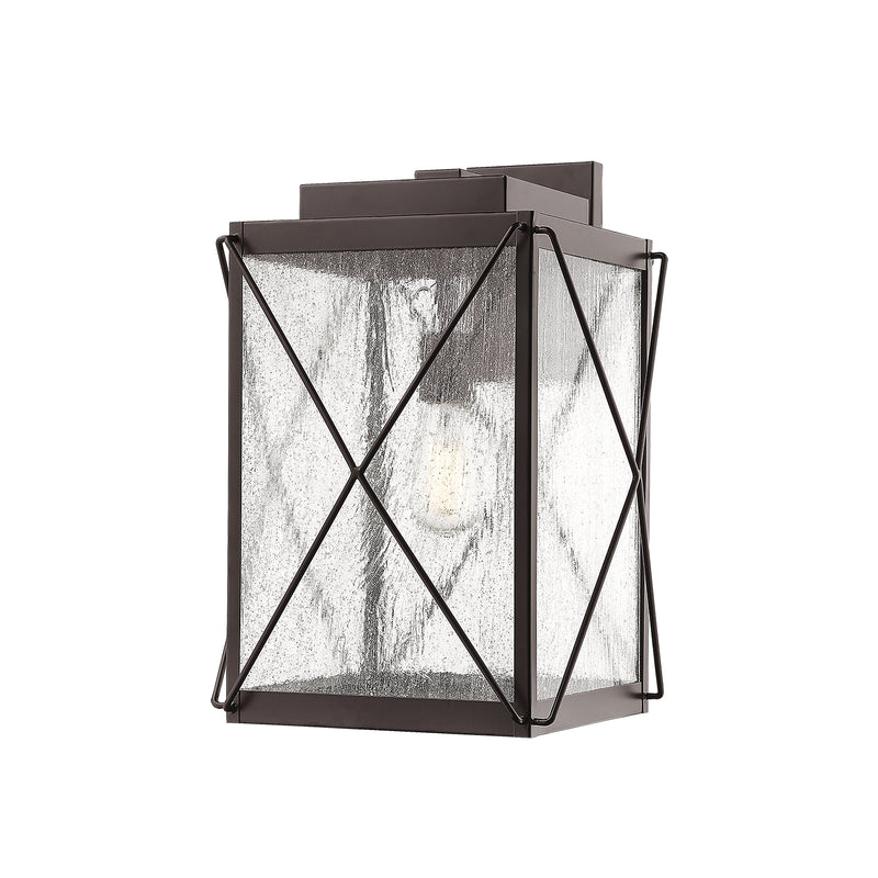 Millennium 2612-PBZ One Light Outdoor Wall Bracket, Powder Coat Bronze Finish - LightingWellCo