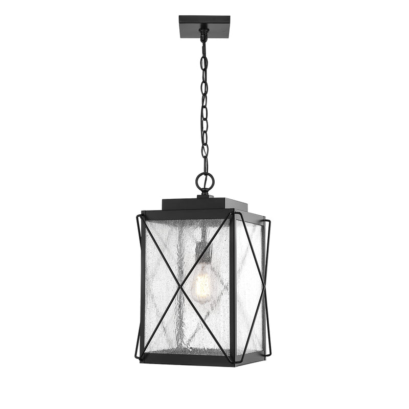 Millennium 2615-PBK One Light Outdoor Hanging Lantern, Powder Coat Black Finish - LightingWellCo