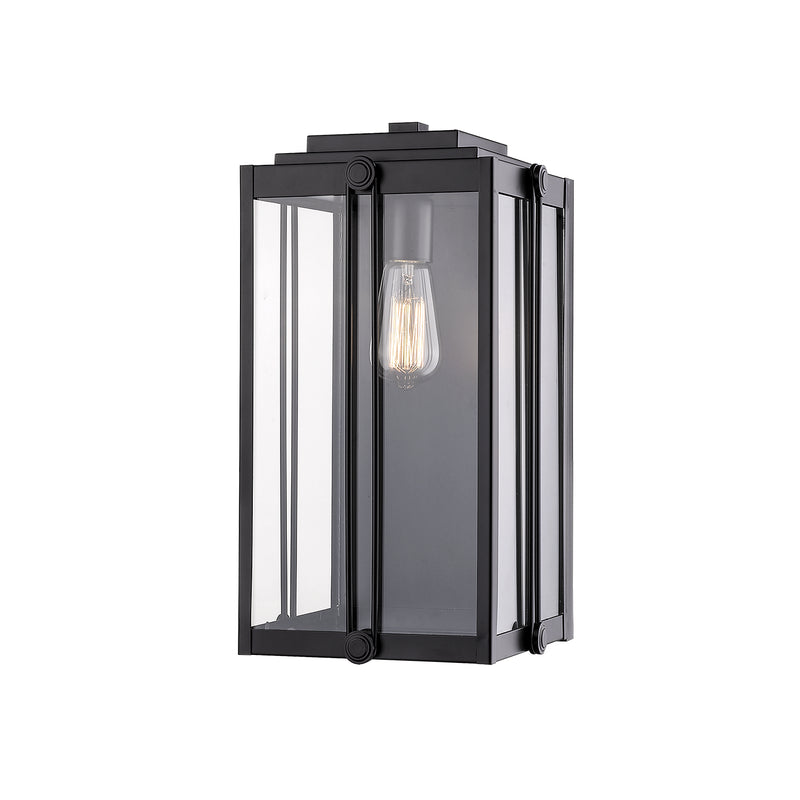 Millennium 2632-PBK One Light Outdoor Wall Bracket, Powder Coat Black Finish - LightingWellCo