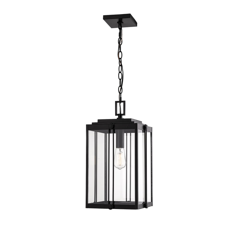 Millennium 2635-PBK One Light Outdoor Hanging Lantern, Powder Coat Black Finish - LightingWellCo