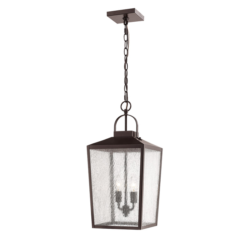 Millennium 2655-PBZ Two Light Outdoor Hanging Lantern, Powder Coat Bronze Finish - LightingWellCo