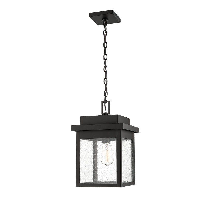 Millennium 2665-PBK One Light Outdoor Hanging Lantern, Powder Coat Black Finish - LightingWellCo