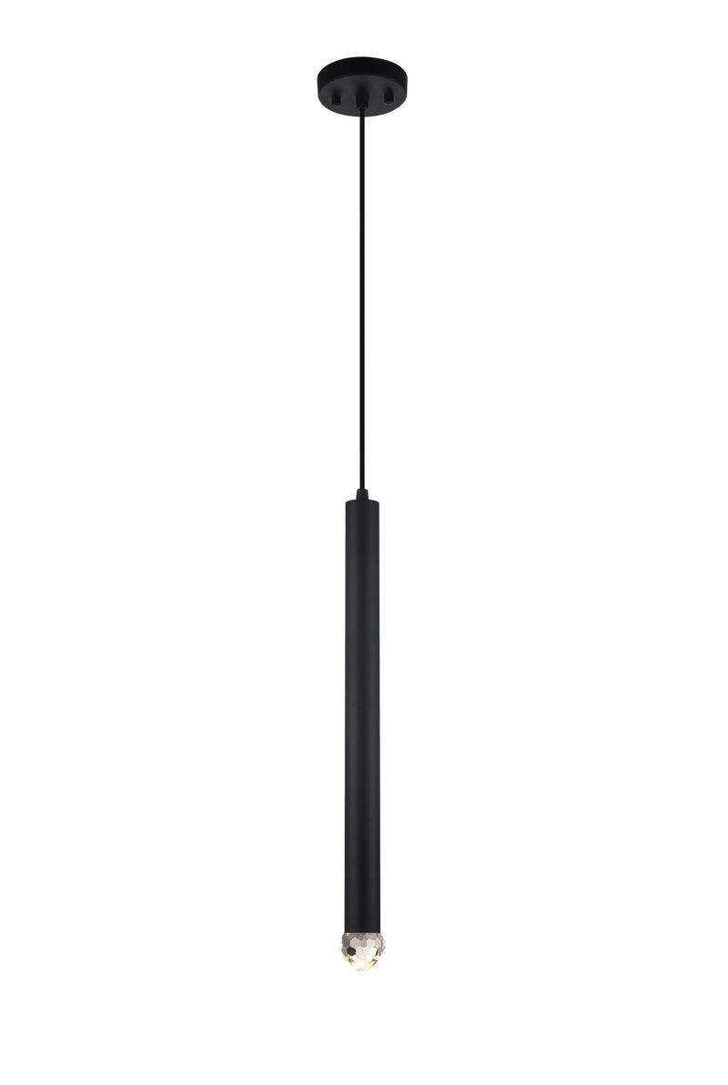 Matteo Lighting C78301MB LED Pendant Light, Matte Black Finish - LightingWellCo