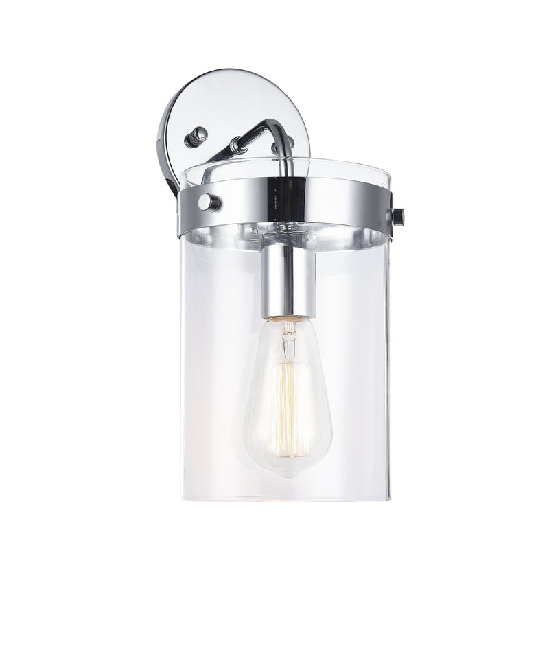 Matteo Lighting W78401CH One Light Wall Sconce, Chrome Finish - LightingWellCo