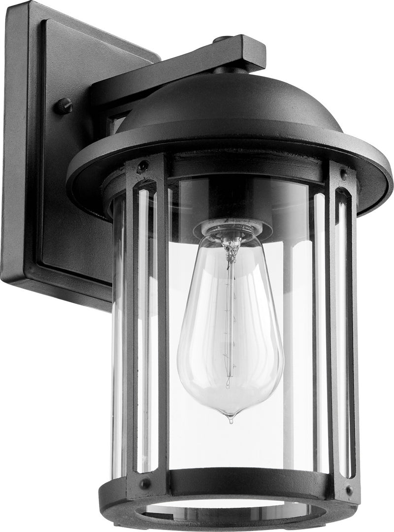 Quorum 706-69 One Light Outdoor Lantern, Black Finish - LightingWellCo