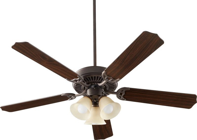 Quorum 7525-3344 52``Ceiling Fan, Toasted Sienna Finish - LightingWellCo