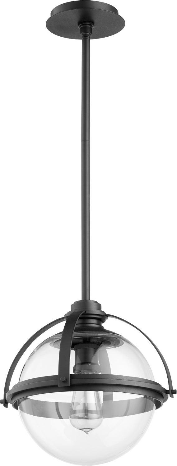 Quorum 88-13-69 One Light Pendant, Black Finish - LightingWellCo