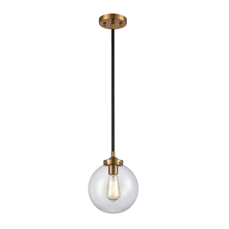 ELK Home 15344/1 One Light Mini Pendant, Antique Gold Finish-LightingWellCo