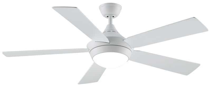 Fanimation FP8062BMW 52``Ceiling Fan, Matte White Finish - LightingWellCo