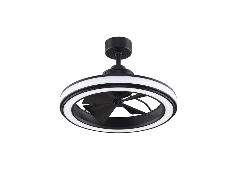 Fanimation FP8404BL 16``Ceiling Fan, Black Finish - LightingWellCo