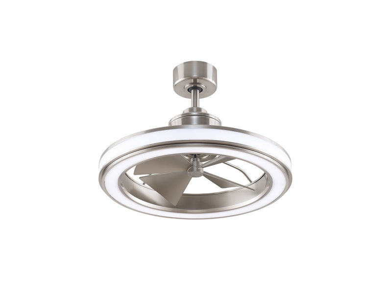 Fanimation FP8404BN 16``Ceiling Fan, Brushed Nickel Finish - LightingWellCo