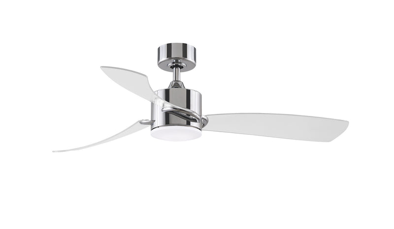 Fanimation FP8511CH 52``Ceiling Fan, Chrome Finish - LightingWellCo