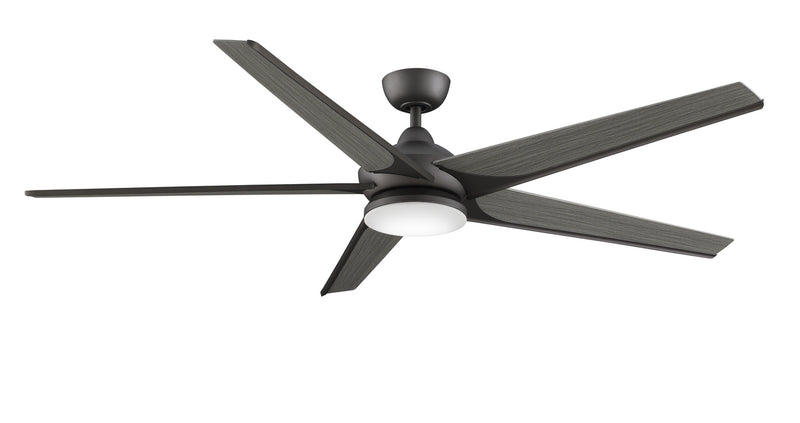Fanimation FPD6236BGR 72``Ceiling Fan, Matte Greige Finish - LightingWellCo