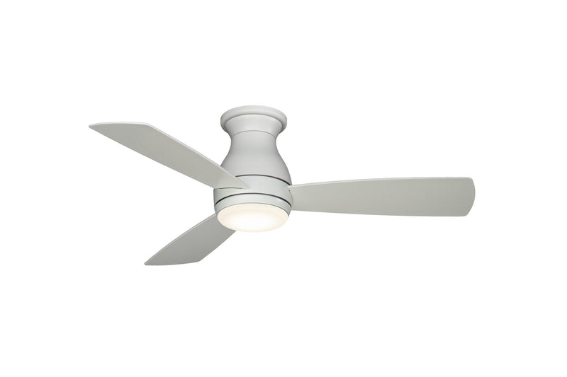 Fanimation FPS8332BMWW 44``Ceiling Fan, Matte White Finish - LightingWellCo