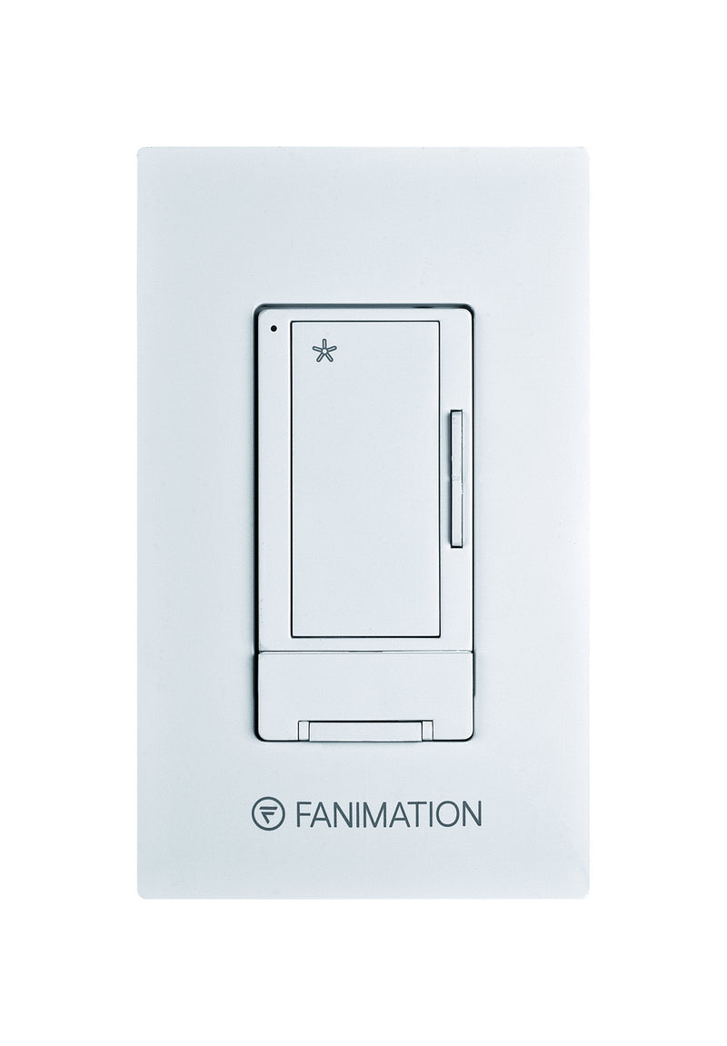 Fanimation WR500WH Wall Control, White Finish - LightingWellCo