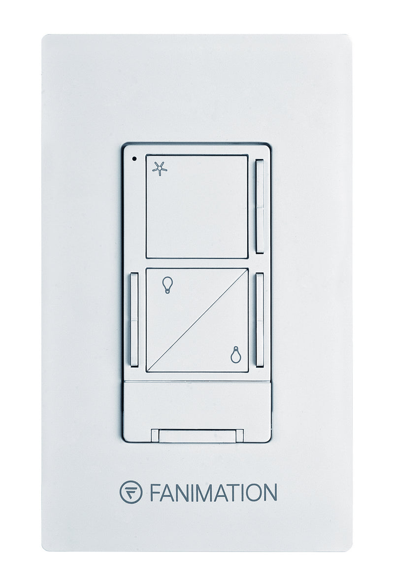 Fanimation WR502WH Wall Control, White Finish - LightingWellCo