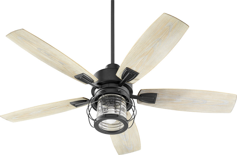 Quorum 13525-69 52``Patio Fan, Black Finish - LightingWellCo