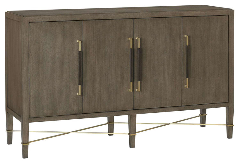 Currey and Company 3000-0119 Sideboard, Chanterelle/Coffee/Champagne Finish - LightingWellCo