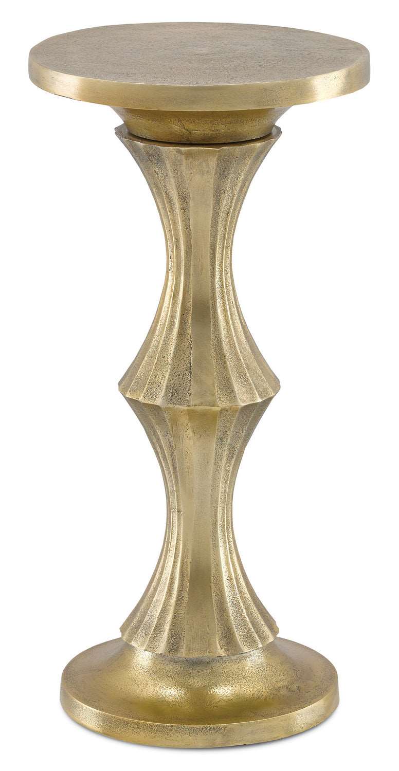 Currey and Company 4000-0065 Drinks Table, Antique Gold Finish - LightingWellCo