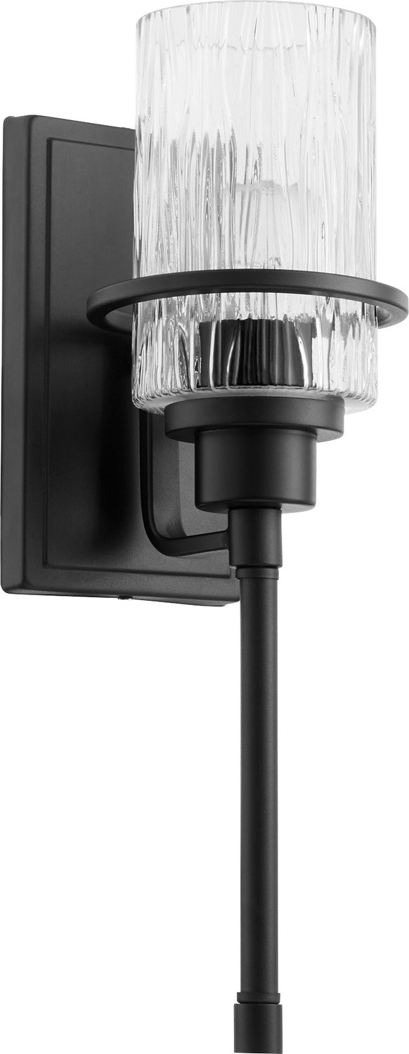 Quorum 527-1-69 One Light Wall Mount, Black Finish - LightingWellCo