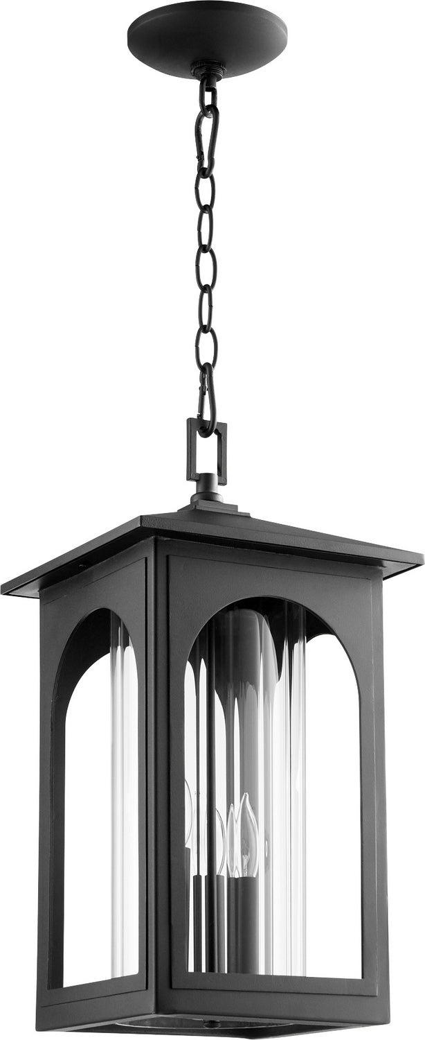 Quorum 704-9-69 Three Light Pendant, Black Finish - LightingWellCo