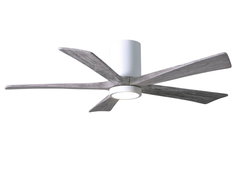 Matthews Fan Company Irene IR5HLK-WH-BW-52 52``Ceiling Fan, Gloss White Finish - LightingWellCo
