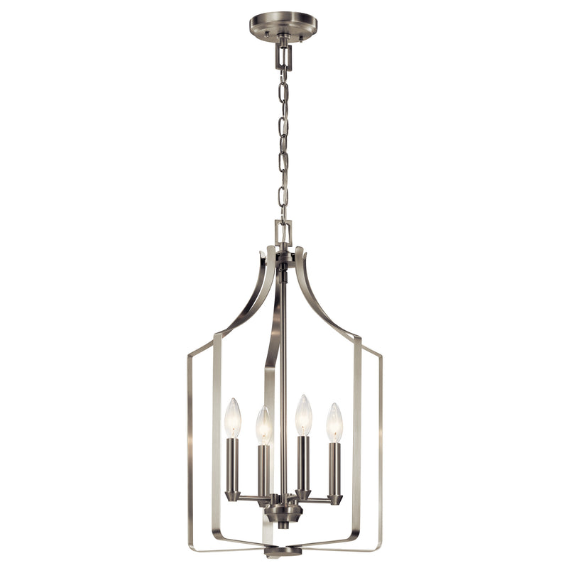 Kichler 42496NI Four Light Mini Chandelier, Brushed Nickel Finish - LightingWellCo