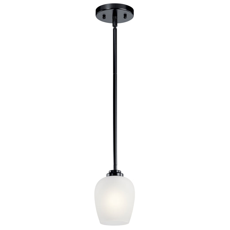 Kichler 44380BK One Light Mini Pendant, Black Finish - LightingWellCo