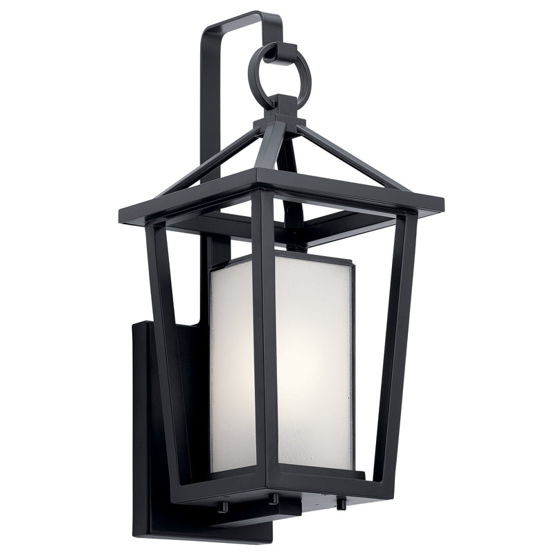 Kichler 49876BK One Light Outdoor Wall Mount, Black Finish - LightingWellCo