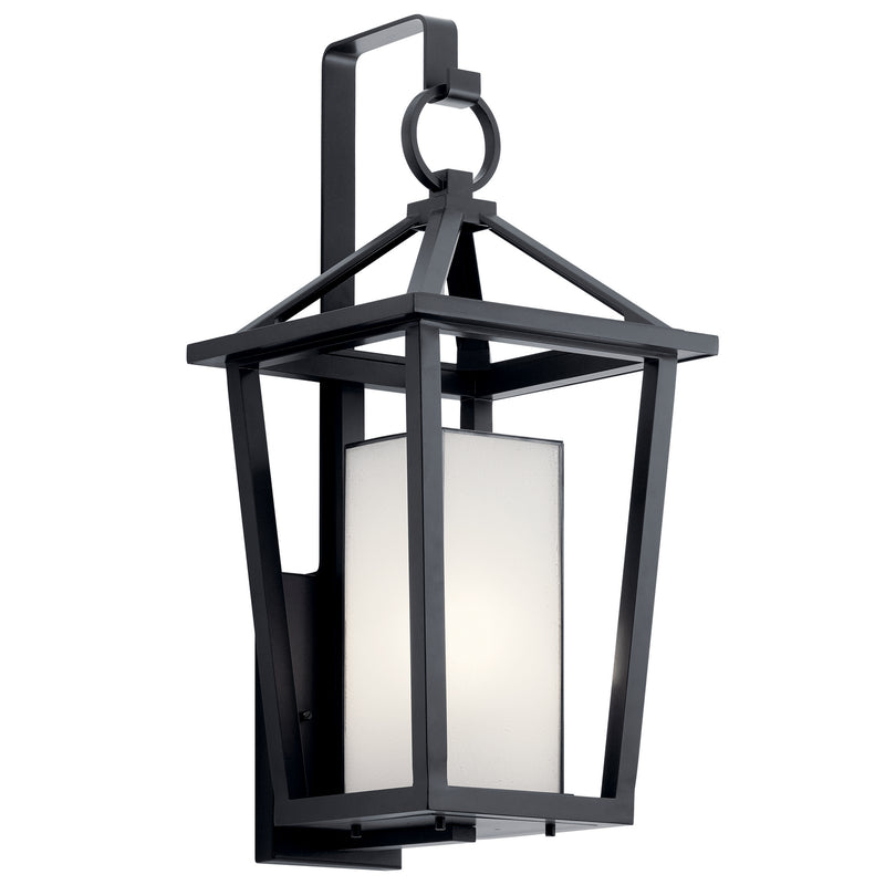 Kichler 49878BK One Light Outdoor Wall Mount, Black Finish - LightingWellCo