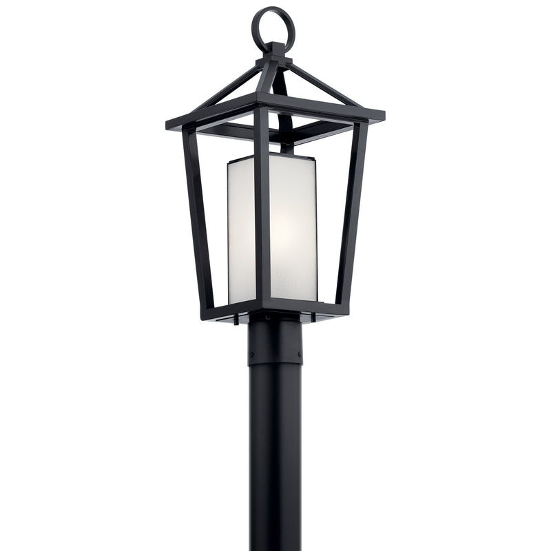 Kichler 49880BK One Light Outdoor Post Mount, Black Finish - LightingWellCo