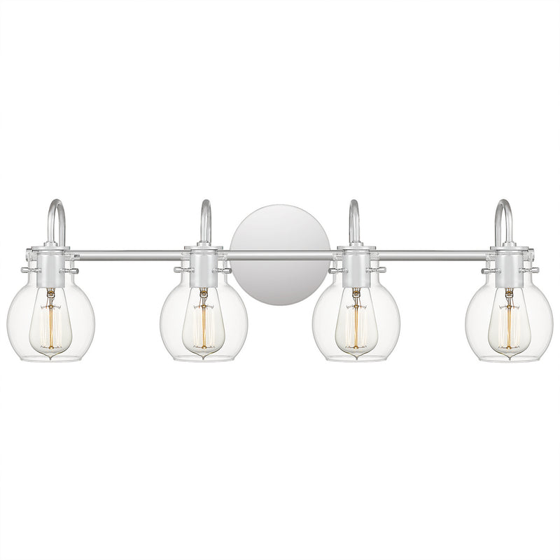 Quoizel ANW8604C Four Light Bath Fixture, Polished Chrome Finish - LightingWellCo