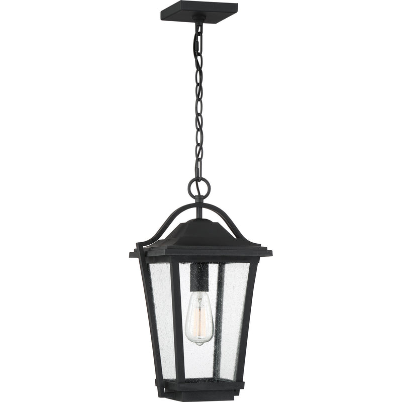Quoizel DRS1911EK One Light Outdoor Hanging Lantern, Earth Black Finish - LightingWellCo