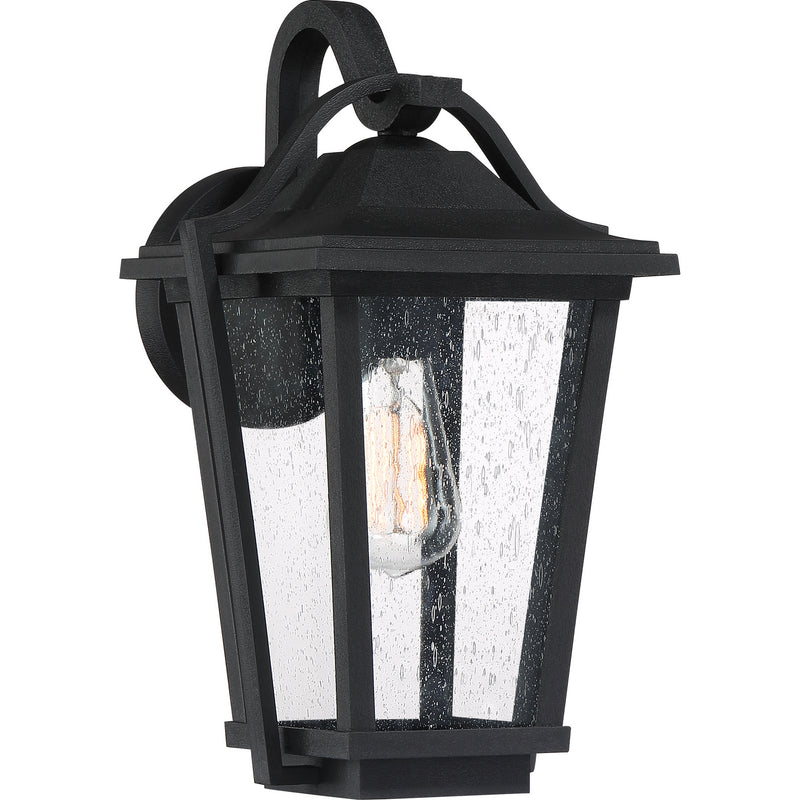 Quoizel DRS8409EK One Light Outdoor Wall Lantern, Earth Black Finish - LightingWellCo