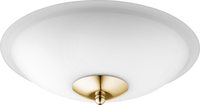Quorum 1180-880 LED Fan Light Kit, Aged Brass w/ Satin Opal Finish - LightingWellCo