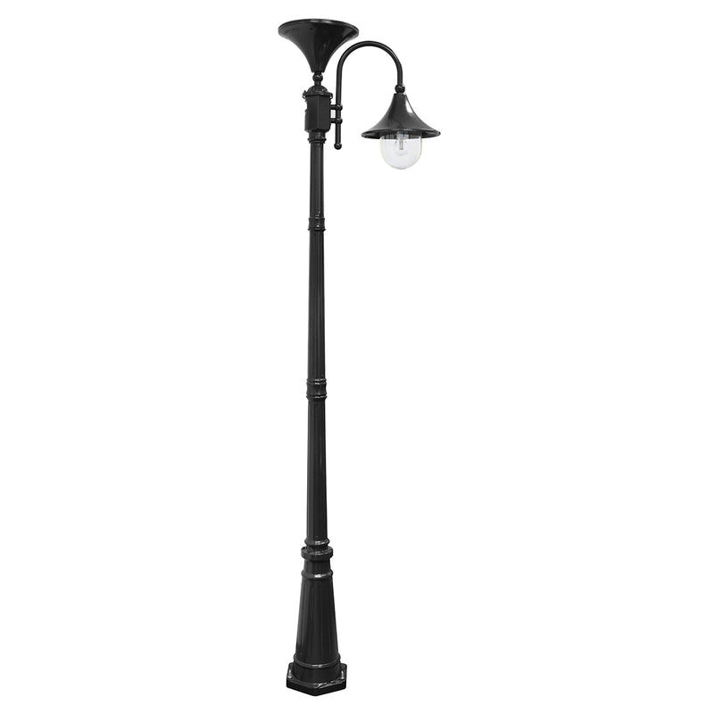 Gama Sonic 109001 LED Post Mount, Black-LightingWellCo