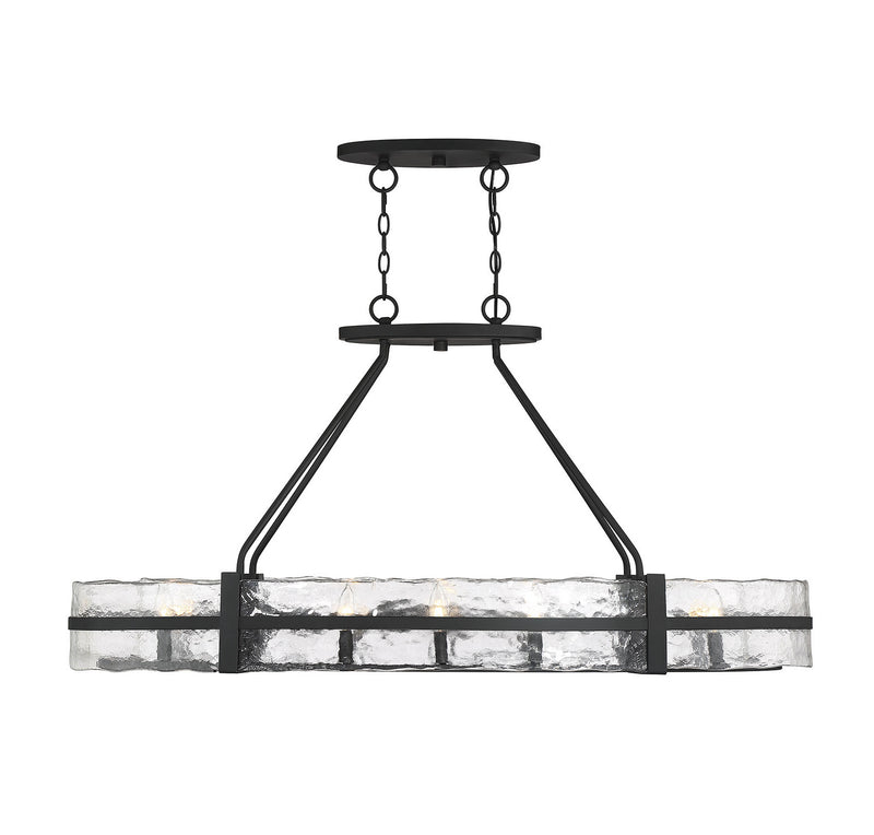 Savoy House 1-1852-10-89 Ten Light Chandelier, Matte Black Finish LightingWellCo