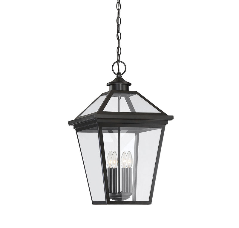 Savoy House 5-148-13 Four Light Outdoor Hanging Lantern, English Bronze Finish LightingWellCo