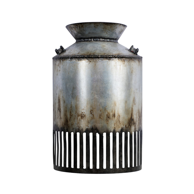 Varaluz 335W01OG One Light Wall Sconce, Ombre Galvanized/Black Finish - LightingWellCo