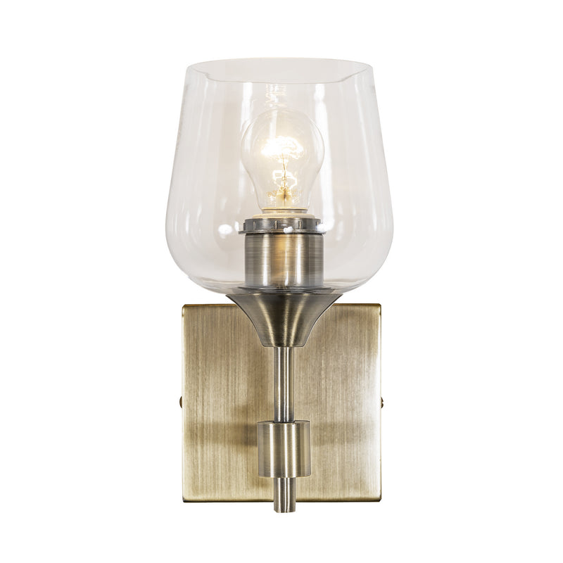 Varaluz 340B01AB One Light Bath, Antique Brass Finish - LightingWellCo