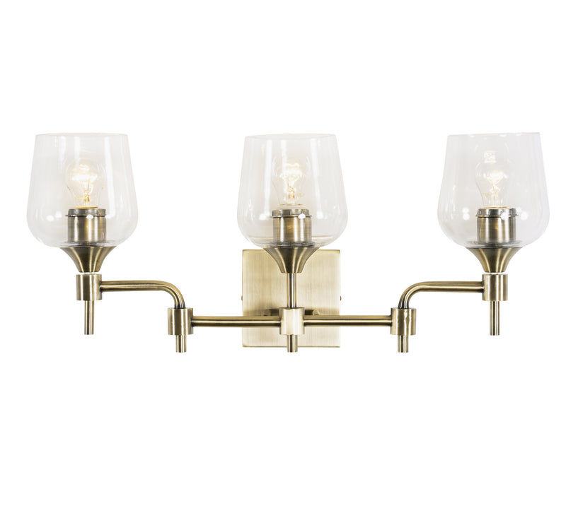 Varaluz 340B03AB Three Light Bath, Antique Brass Finish - LightingWellCo