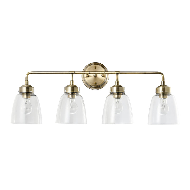 Varaluz 341B04AB Four Light Bath, Antique Brass Finish - LightingWellCo