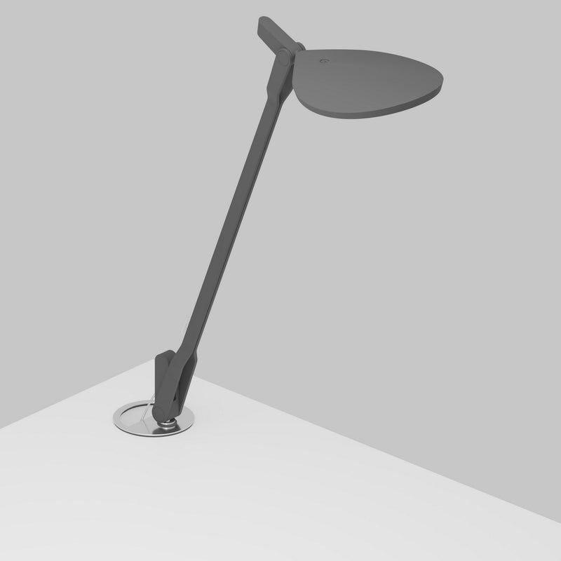 Koncept SPY-W-MGY-USB-GRM LED Desk Lamp, Matte Grey Finish - LightingWellCo