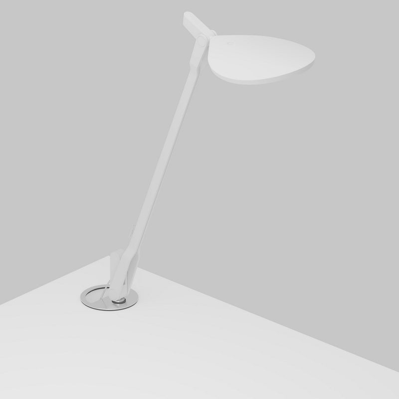 Koncept SPY-W-MWT-USB-GRM LED Desk Lamp, Matte White Finish - LightingWellCo
